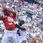 DaMarkus Lodge with a touchdown. (PHOTO BY: ARIEL COBBERT)