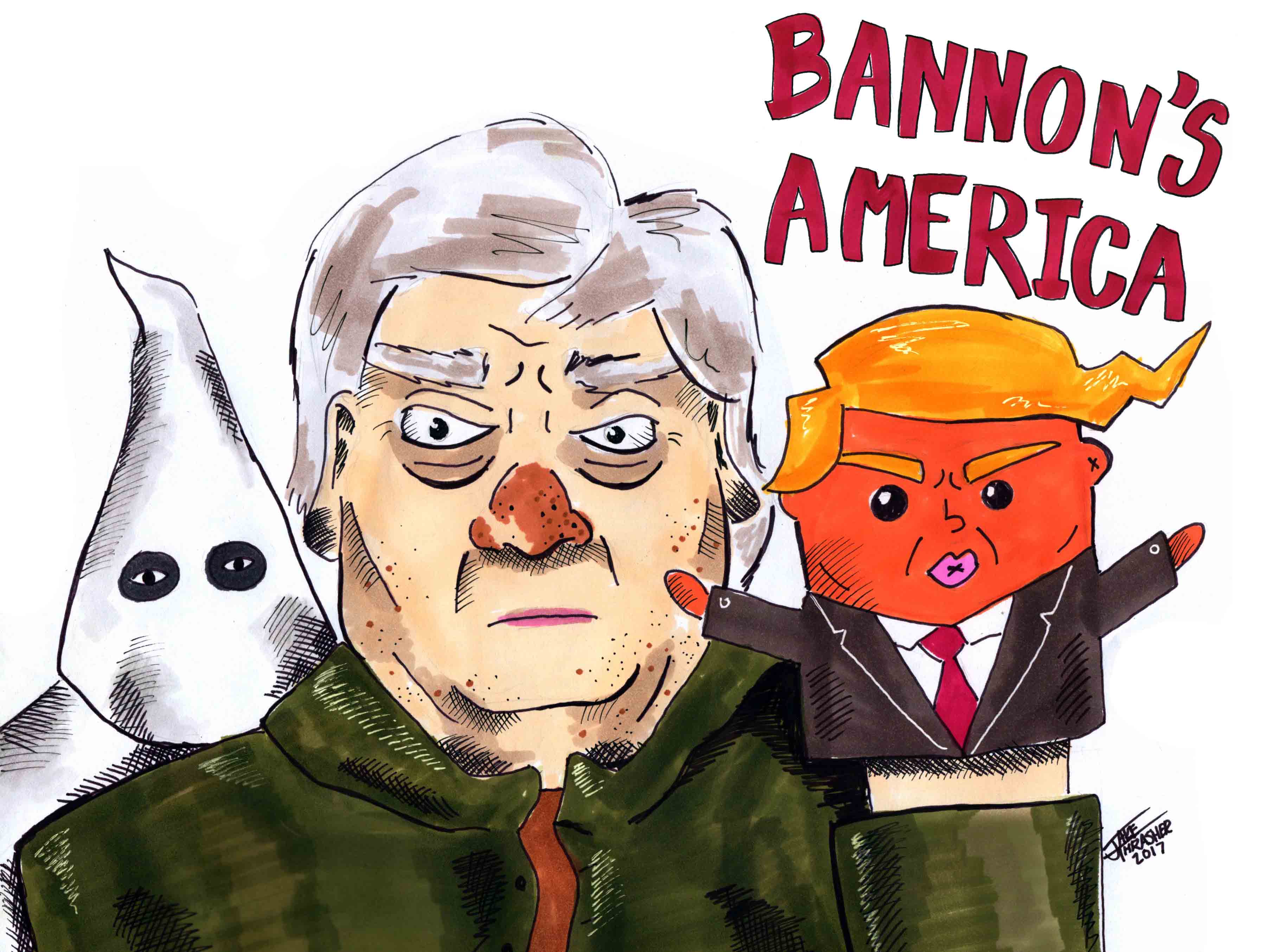 Jake Thrasher, bannon, trump