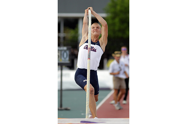 Vaulting into UM history