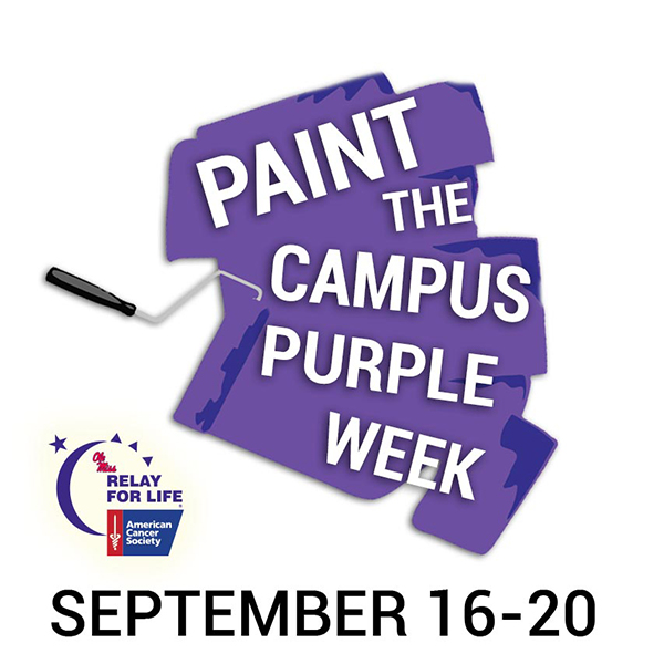 Ole MIss celebrates Paint the Campus Purple Week Ole MIss celebrates Paint the Campus Purple Week