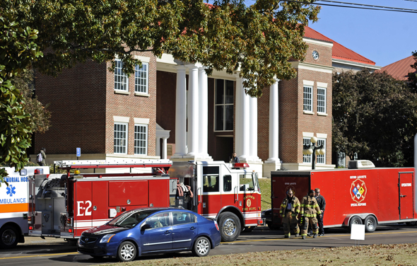 No threat found after suspicious package reported