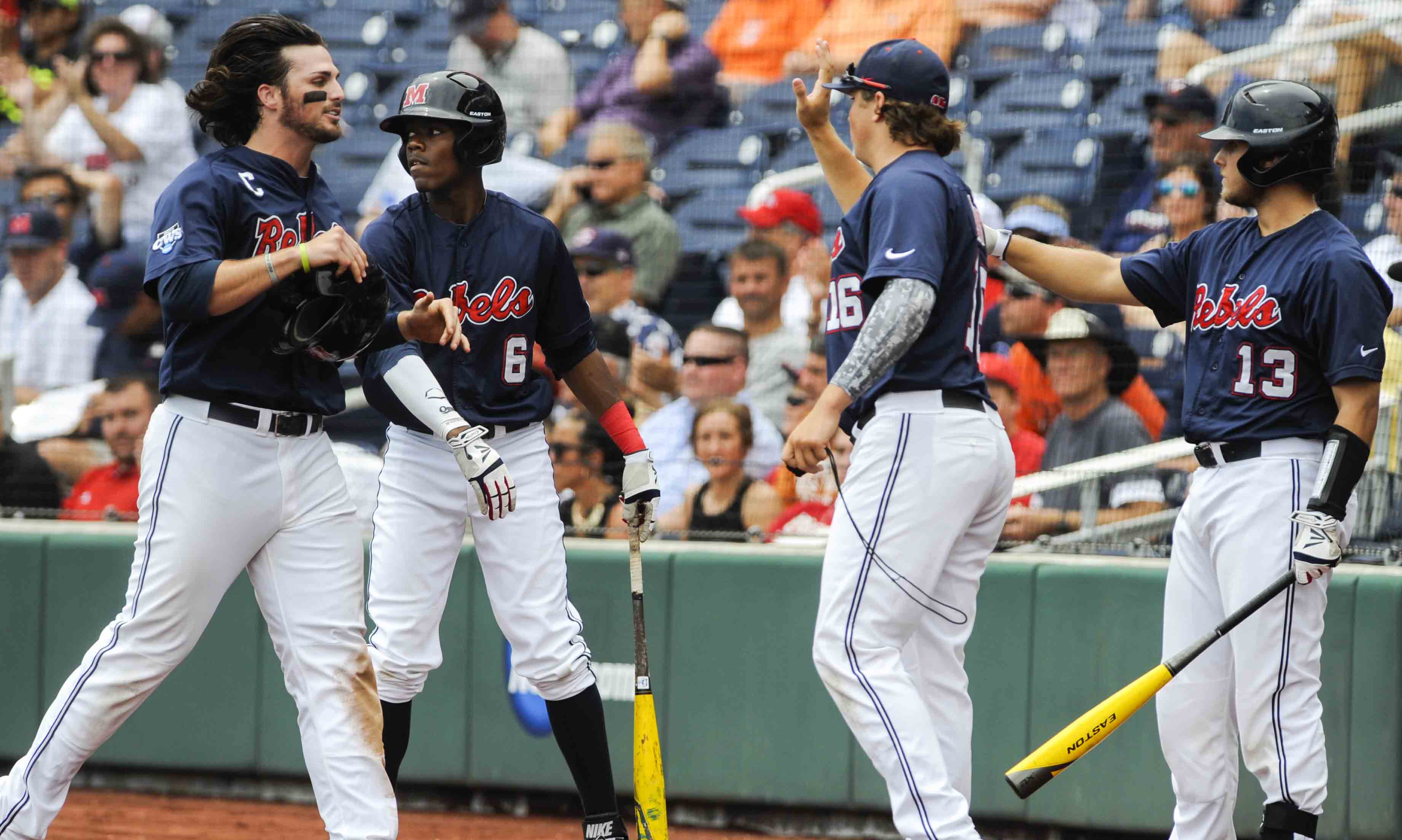 Rebels’ stay in Omaha ends with loss to UVA
