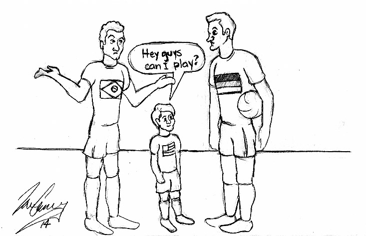 CARTOON: Can I play?