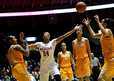 Rebels downed by Tennessee Vols 69-49