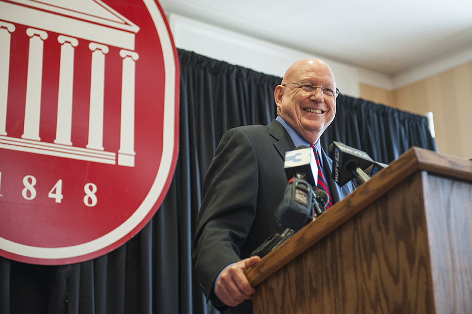Chancellor Dan Jones Press Conference: Photos
