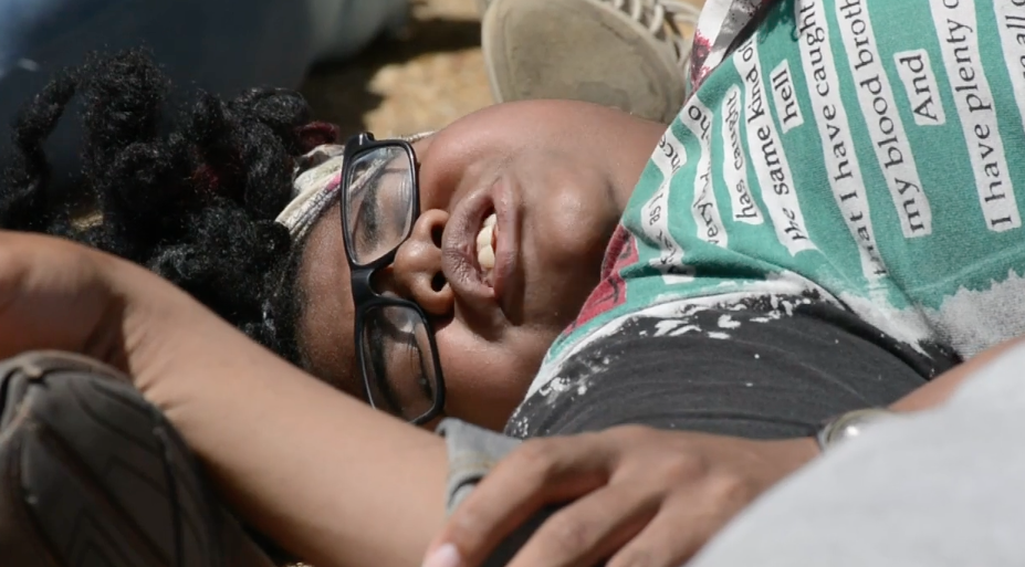 VIDEO: UM students stage a die-in protest in response to death of Walter Scott