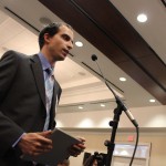 Candidates speak at the Overby Center