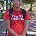 Caleb CastilloJunior English Literature major (PHOTO BY: ARIEL COBBERT)
