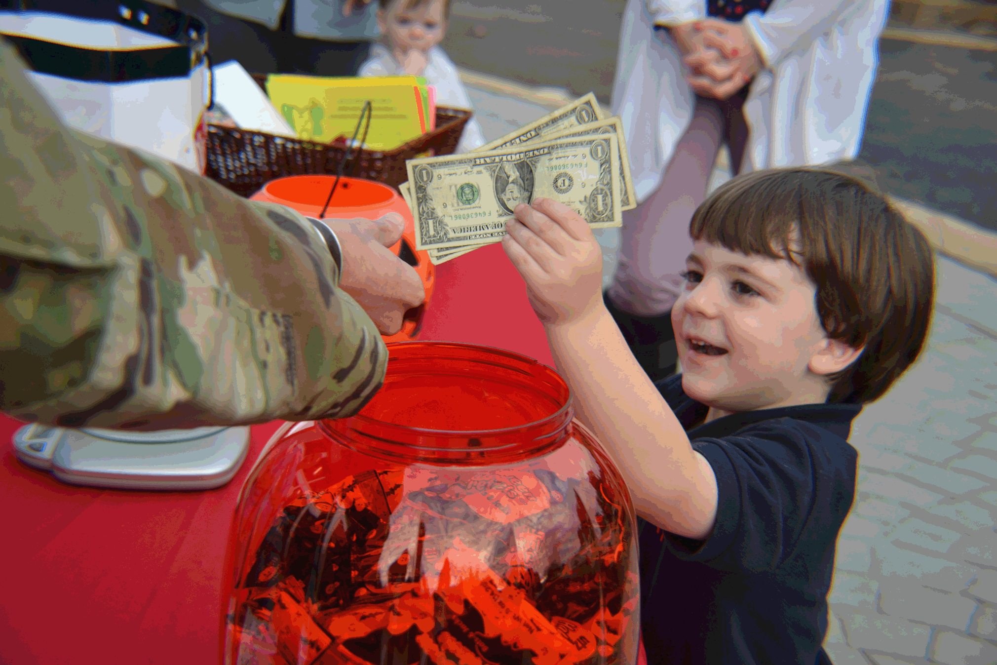 Halloween candy buyback benefits soldiers