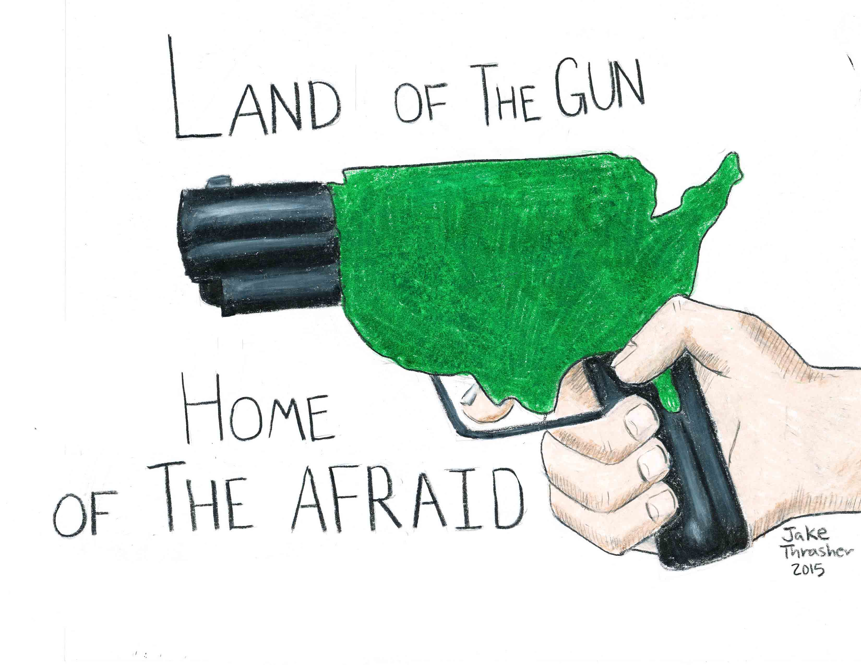 Land of the gun, home of the afraid