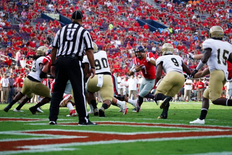 Kelly, Rebel offense limit turnovers against Wofford