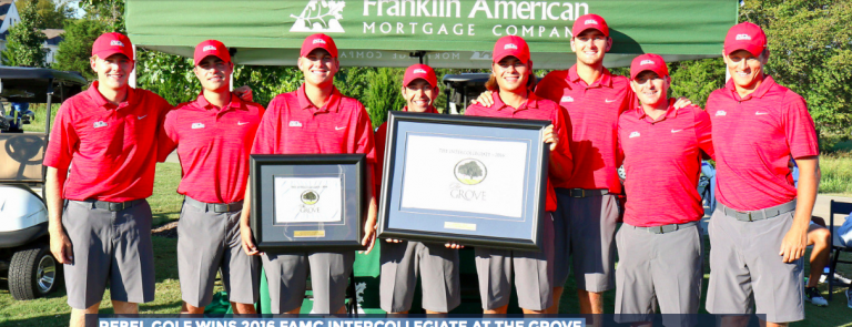 Rebel Golf wins 2016 Franklin American Mortgage Intercollegiate tournament
