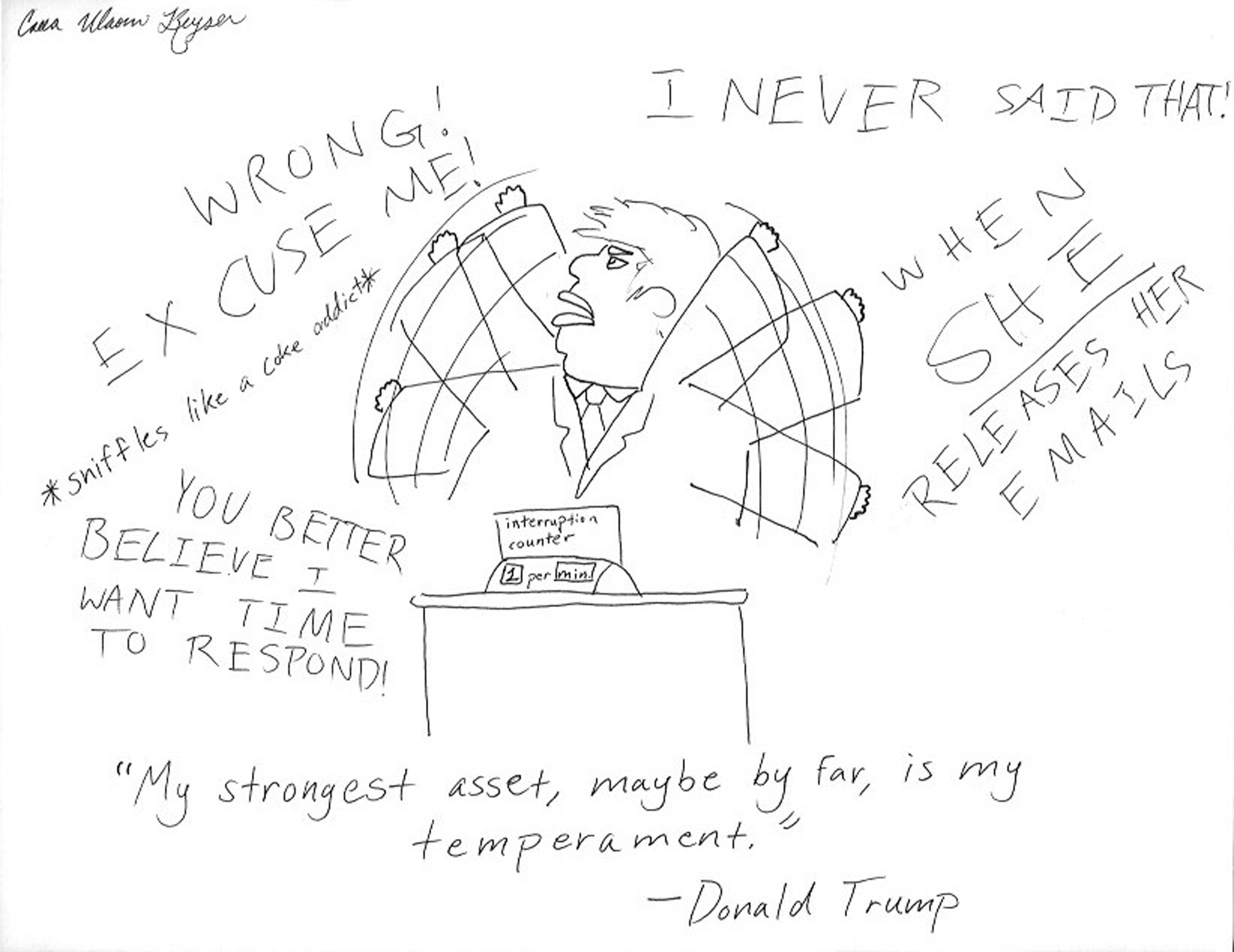 Donald Trump, debates, presidential race