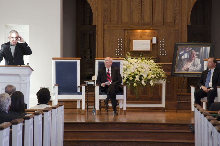 Service held for former medical chemistry professor