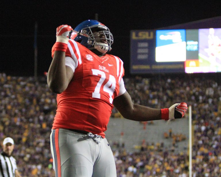 Rebel offensive line works to overcome injuries before Auburn