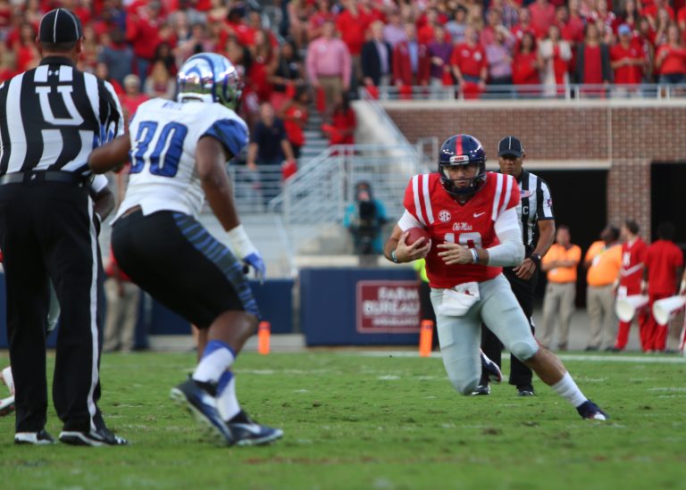 QB Chad Kelly learns from mistakes downfield