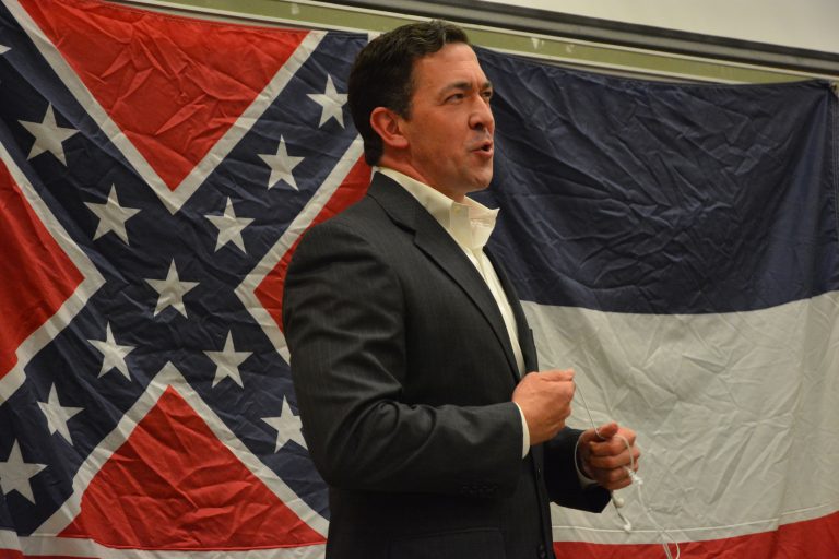 State senator speaks to state flag advocacy group