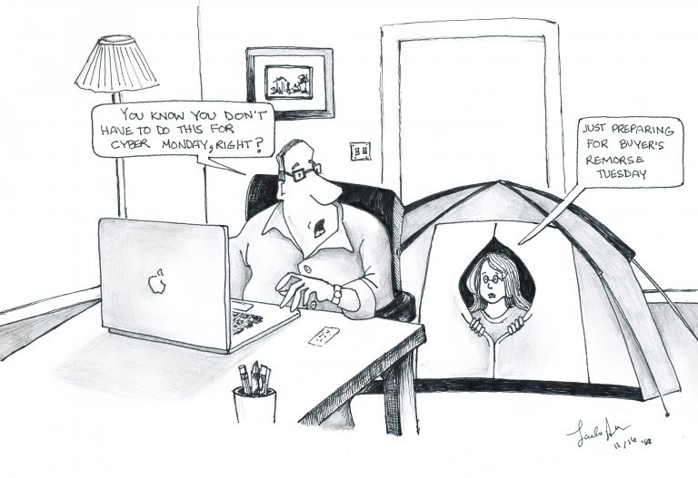 Holiday shopping blues