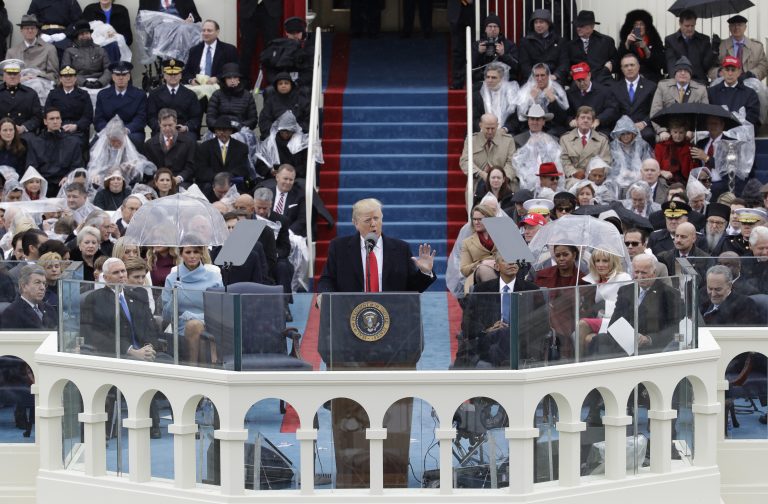 Smashed windows, chaotic confrontation near inauguration 