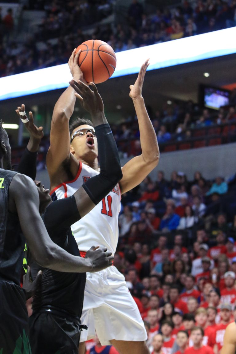Rebels can’t finish down the stretch, and fall to Baylor 78-75