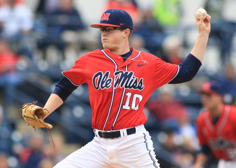 Parkinson goes seven innings as Rebels beat East Carolina 5-4