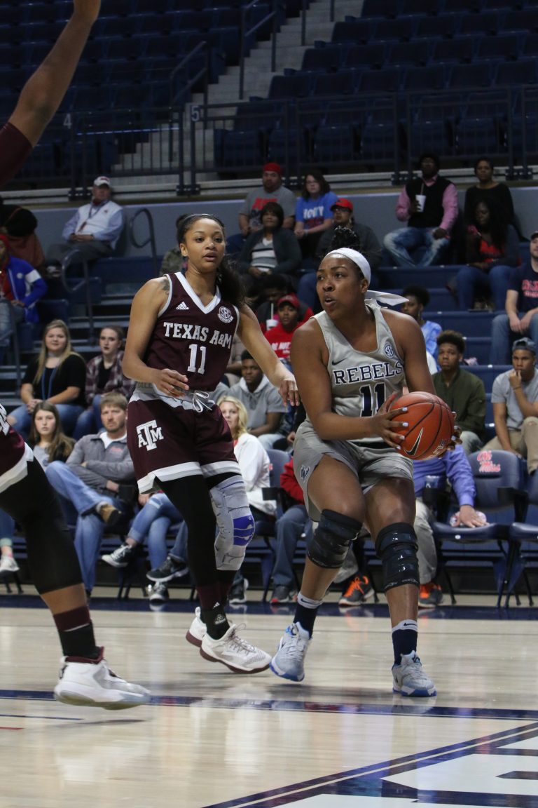 Rebels down Texas A&M on senior night