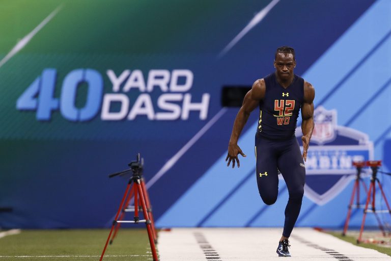 Whose draft stock rose and fell at the NFL combine
