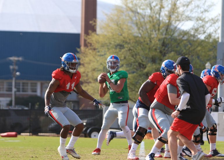Offensive coordinator Phil Longo’s system starting to take shape