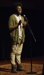 Jaylon Prince performs at Ole Miss Idol Thursday night.