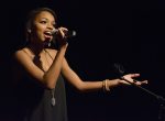 Asya Branch performs at Ole Miss Idol Thursday night. She placed second.