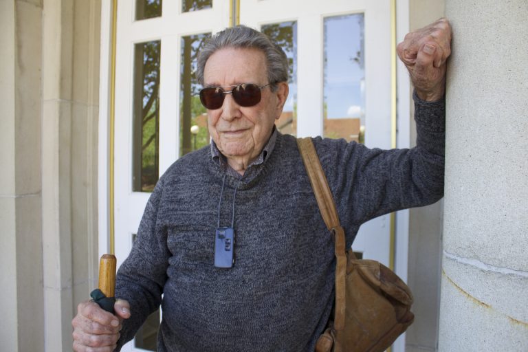 French student celebrates 90th birthday