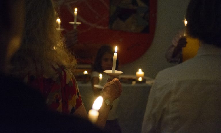Locals gather for candlelight vigil honoring Charlottesville victims