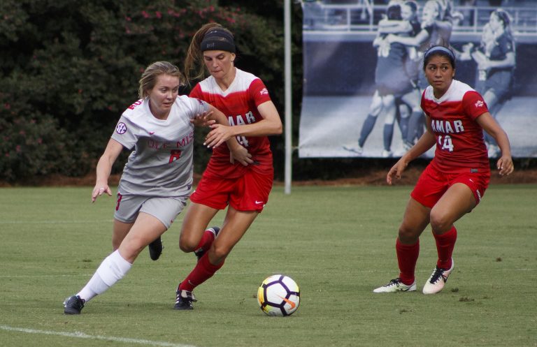 Ole Miss Soccer splits neutral site pairings in Fayetteville