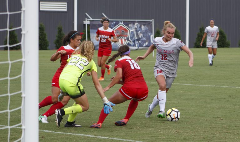 Ole Miss soccer defeats Lamar University in shutout