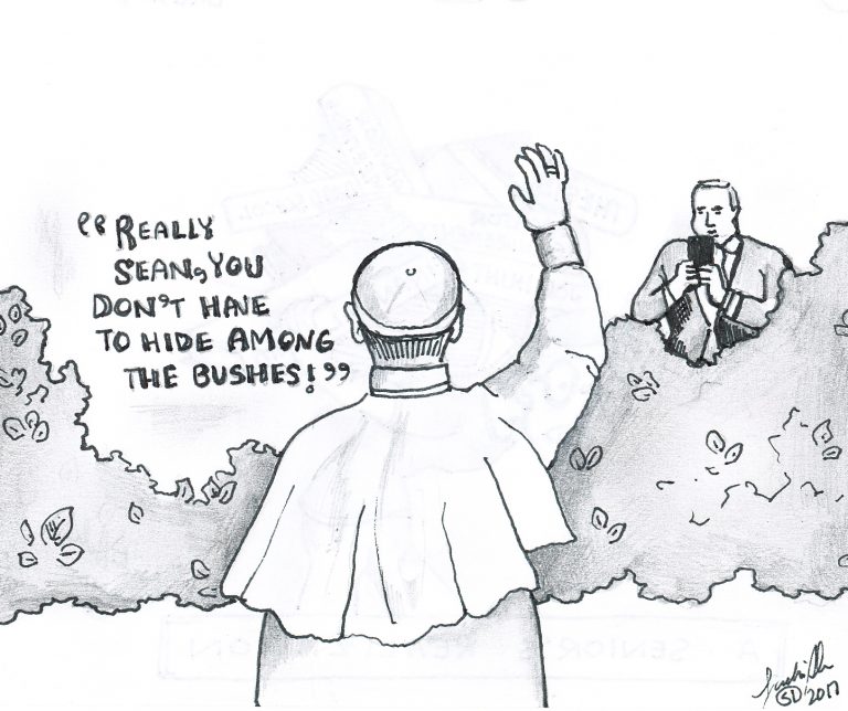 Sean Spicer meets Pope Francis