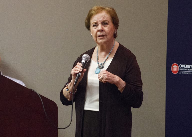 Holocaust survivor recollects her time in concentration camp