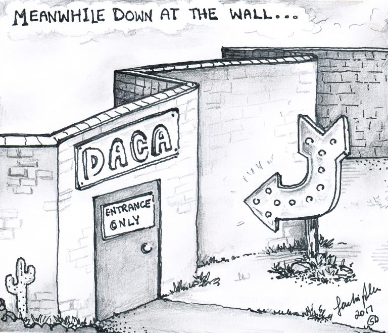 Meanwhile down at the wall…