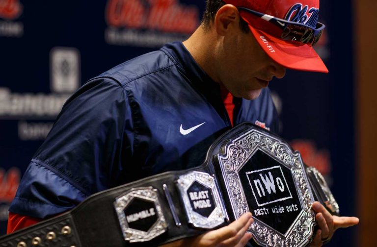 Championship-style belt motivates Rebel receivers
