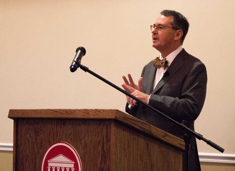 Fourth, final provost candidate speaks to university