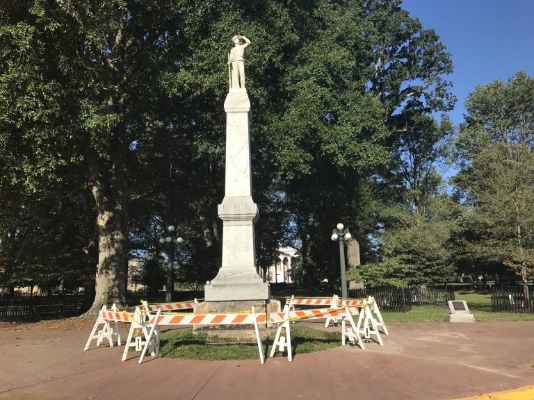 Truck plows into Confederate soldier statue on Ole Miss campus, damages contextual plaque