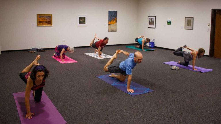 Yoga in the Gallery combines art, relaxation at UM Museum