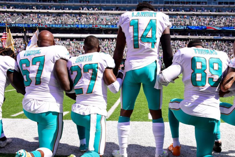 Former Rebel Laremy Tunsil joins national anthem protests