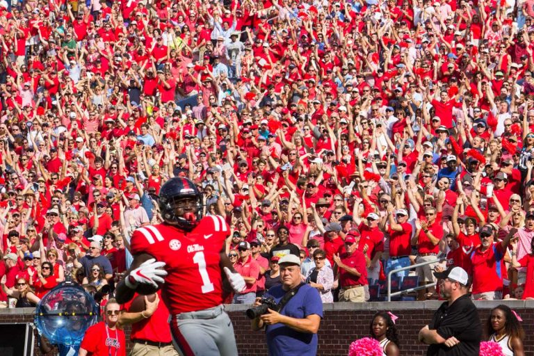 A.J. Brown named top college football player in Mississippi