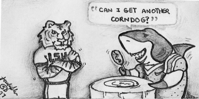 Ole Miss Landsharks take on LSU Tigers