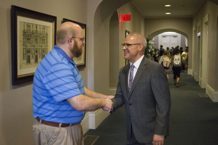 ‘His blood runs blue and red’: Noel Wilkin named provost
