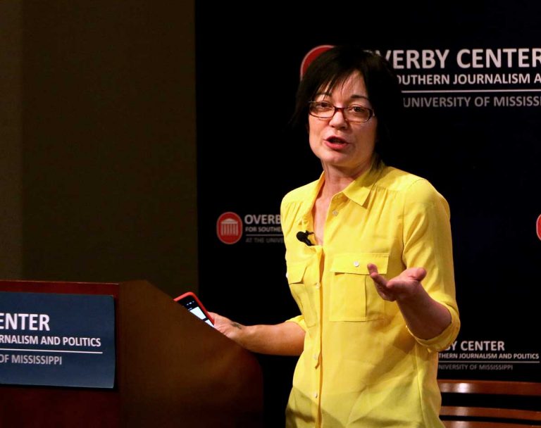 Journalist Sue Gardner connects internet and democracy in Overby Center lecture Journalist Sue Gardner connects internet and democracy in Overby Center lecture