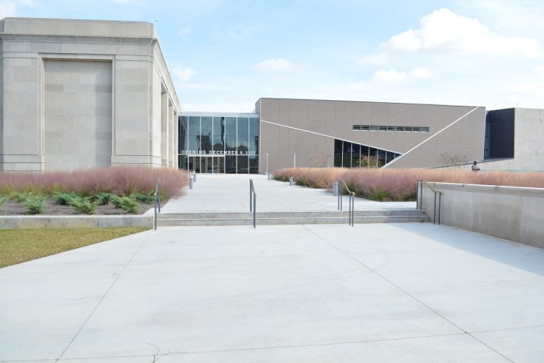 The Two Mississippi Museums are connected by stairs and a lobby. Photo by Rachel Ishee