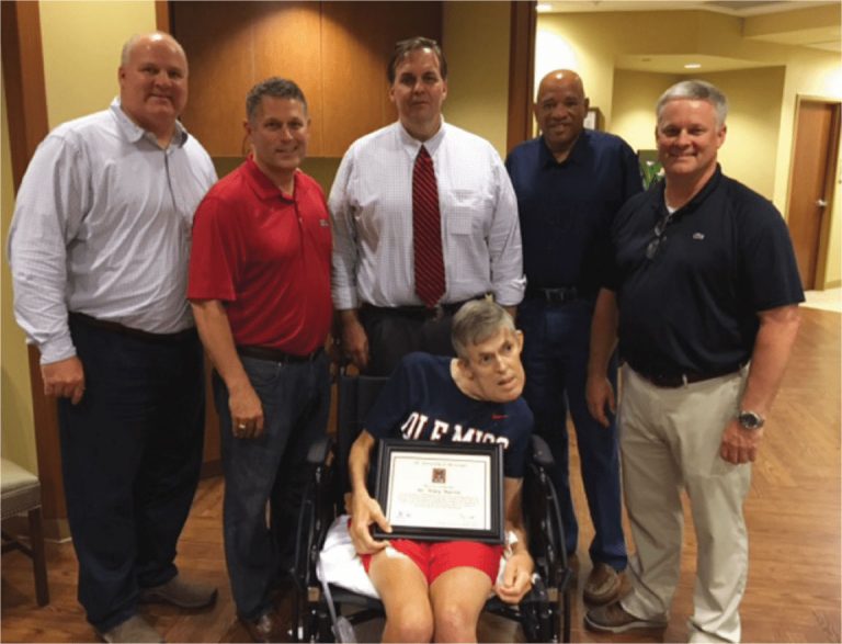 Ole Miss alum returns to campus to complete bucket list dream