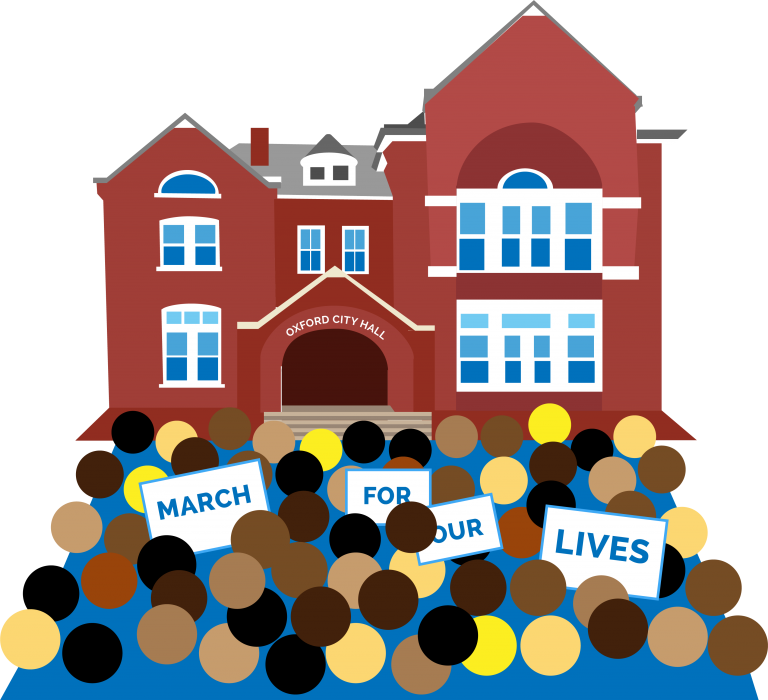 Oxford brings March for Our Lives to City Hall Saturday
