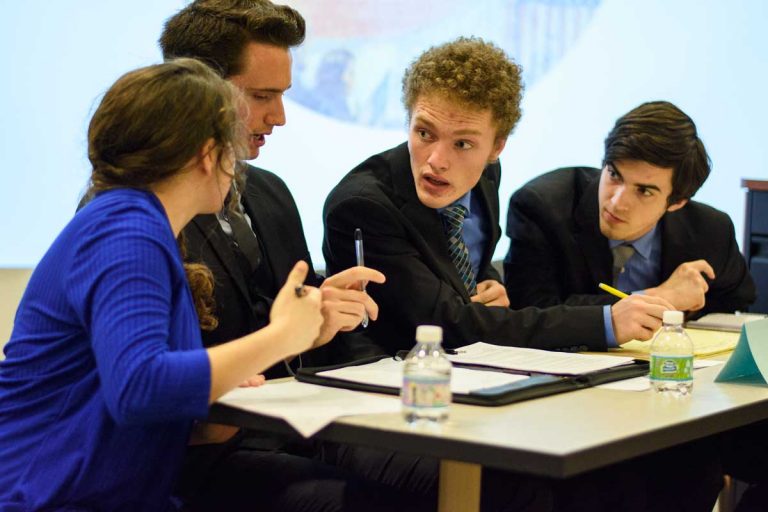 Students debate definitions of sexual consent at Great Debate